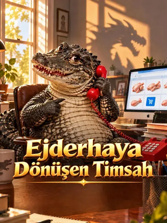 Ejderhaya Dönüşen Timsah